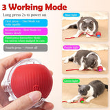 USB Rechargeable Smart Rolling LED Ball for Dogs & Cats