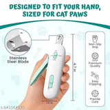 2-in-1 Rechargeable Pet Nail Grinder for Dogs & Cats ⭐