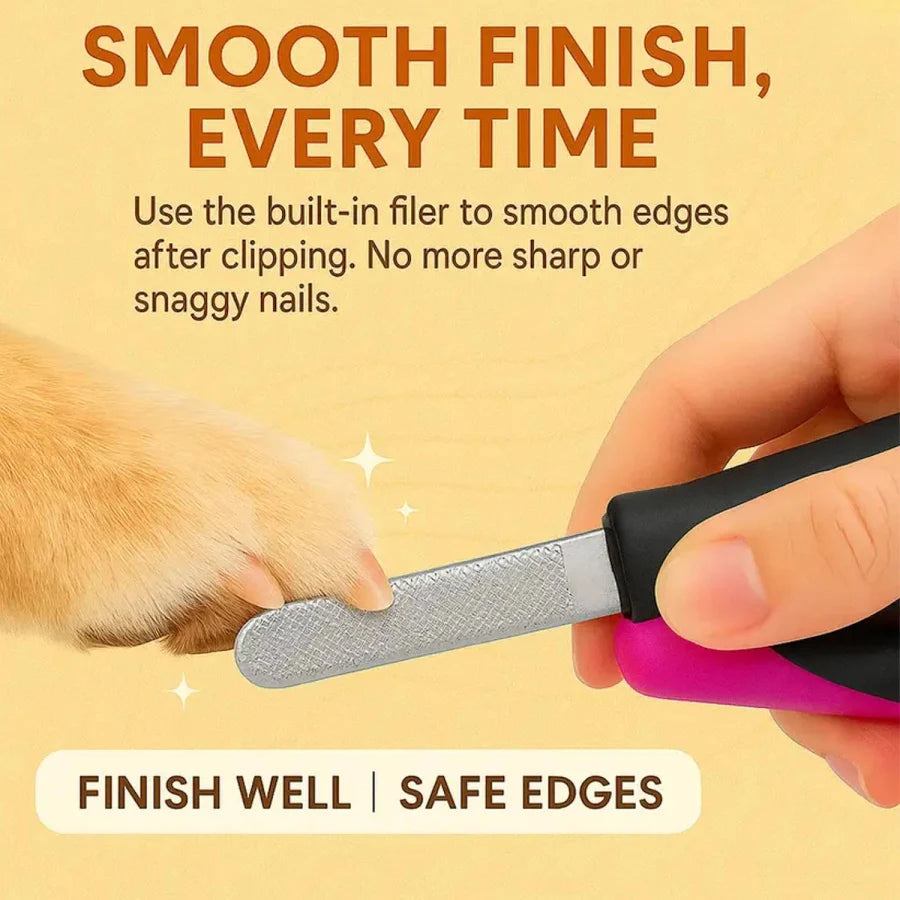 Pet Nail Clipper & Trimmer for Dogs & Cats (M Size)