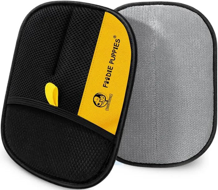 Premium-Pet Hair Removal Mitt with Hand Pocket for Dogs & Cats