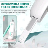 2-in-1 Rechargeable Pet Nail Grinder for Dogs & Cats ⭐