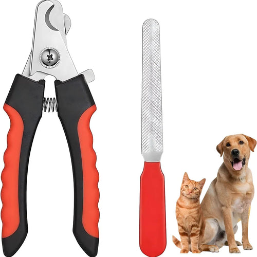 Pet Nail Clipper & Trimmer for Dogs & Cats (M Size)