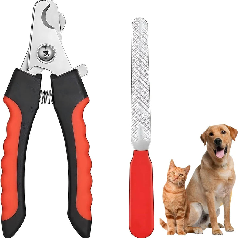Pet Nail Clipper & Trimmer for Dogs & Cats (M Size)
