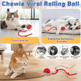 USB Rechargeable Smart Rolling LED Ball for Dogs & Cats